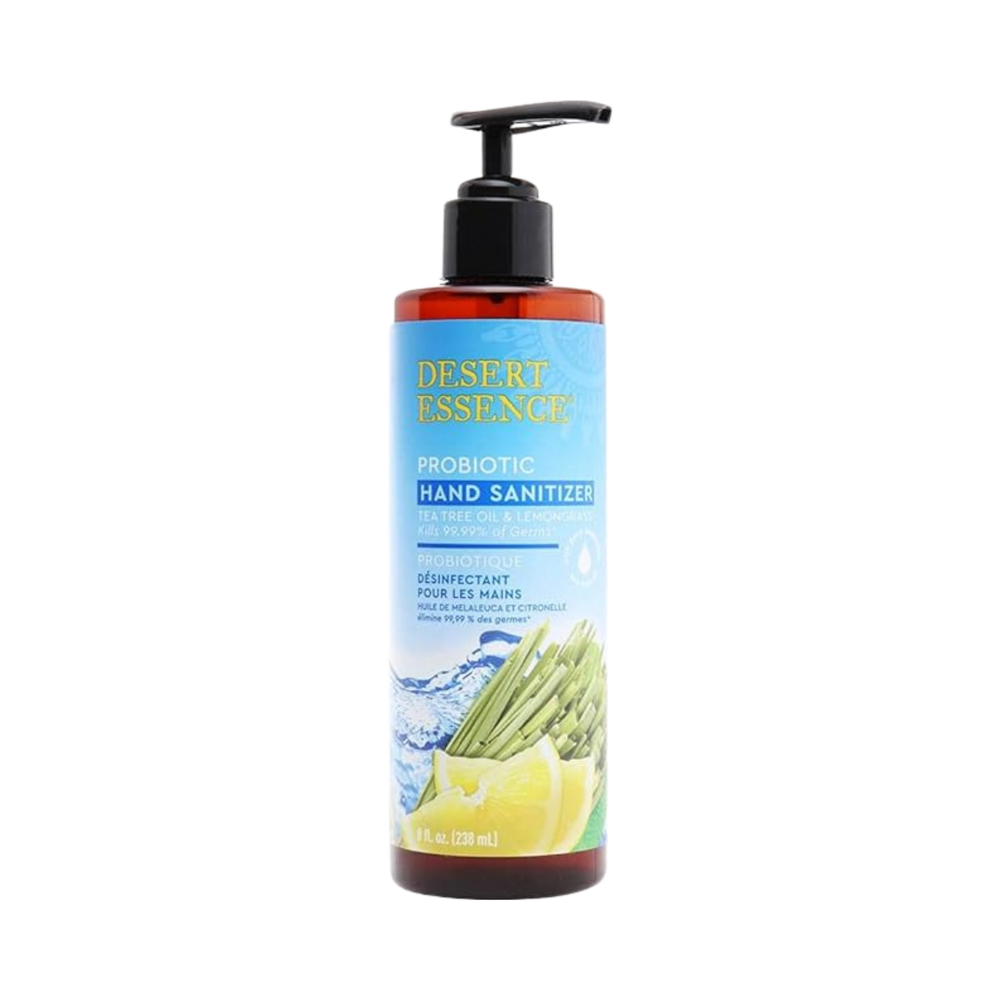 Desert Essence, Probiotic Lemongrass Hand Sanitizer, 8 Fl Oz