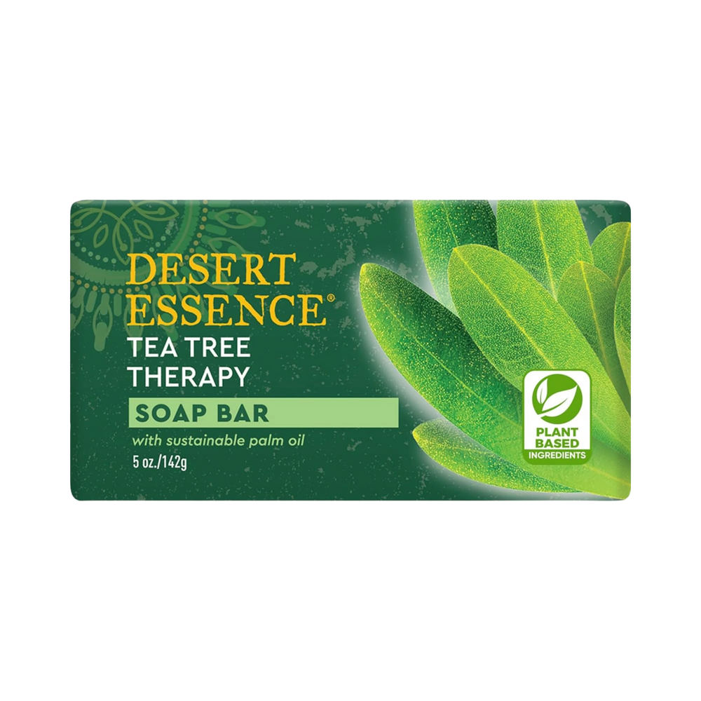 Desert Essence, Tea Tree Oil Therapy Cleansing Soap Bar, 5 Oz