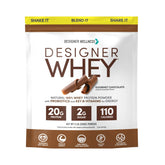 Designer Wellness, Designer Whey, 100% Whey Protein Powder with Probiotics, Gourmet Chocolate, 908 g
