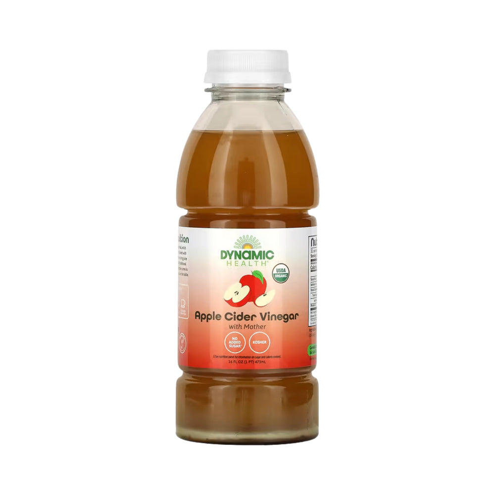 Dynamic Health, Apple Cider Vinegar with Mother, Plastic, 16 fl oz, 473 ml