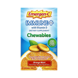 Emergen-C, Immune Plus® With Vitamin D, Orange Blast, 42 Chewable Tablets