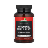 Futurebiotics, Vitamin K Triple Play, 60 Capsules