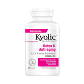 Kyolic, Aged Garlic Extract, Detox & Anti-Aging, Formula 105, 200 Capsules