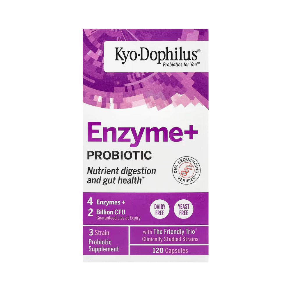 Kyolic, Kyo-Dophilus, Enzyme+ Probiotic, 120 Capsules