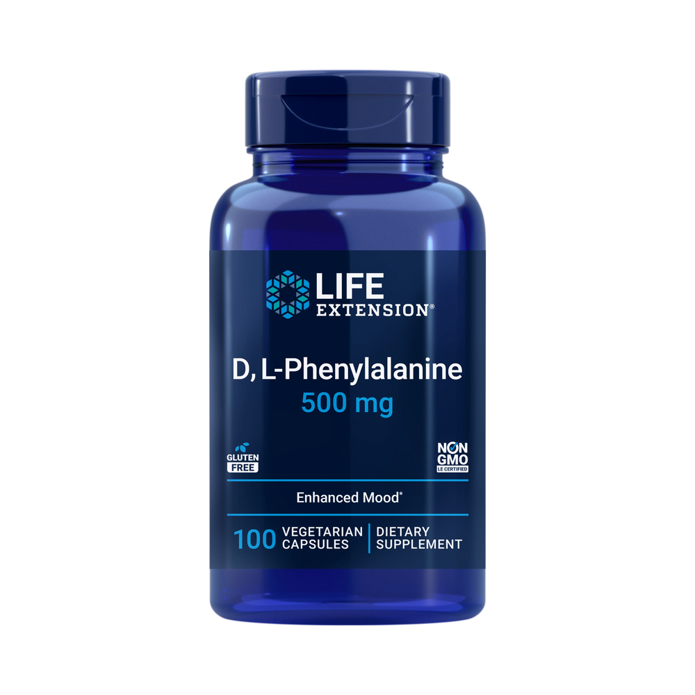 Life Extension, D, L-Phenylalanine Capsules