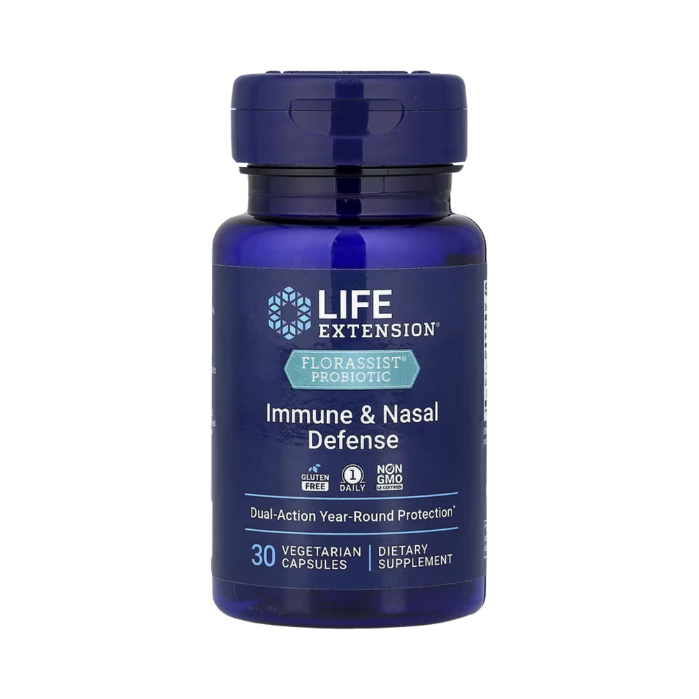 Life Extension, FLORASSIST Probiotic, Immune & Nasal Defense, 30 Vegetarian Capsules