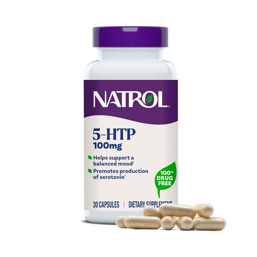 Natrol 5-HTP, 100 mg, 30 Capsules