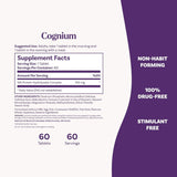 Natrol, Cognium Memory, 60 Tablets