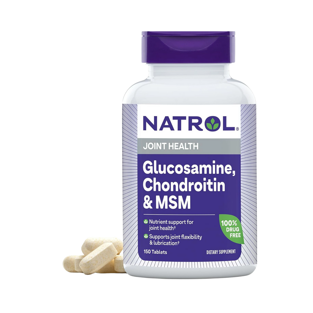 Natrol, Glucosamine, Chondoritin & MSM - 150 Tablets