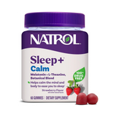 Natrol, Sleep+ Calm Melatonin, 60 Gummies