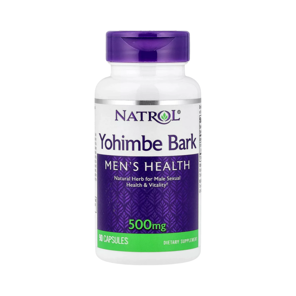 Natrol, Yohimbe Bark, 500 mg, 90 Capsules