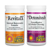 Natural Factors, 7-Day Total Nutritional Cleansing with RevitalX & Detoxitech, 1.33 lb (603.5 g)