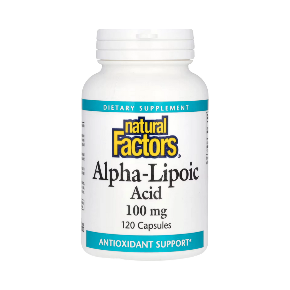 Natural Factors, Alpha-Lipoic Acid, 100 Mg, 120 Capsules