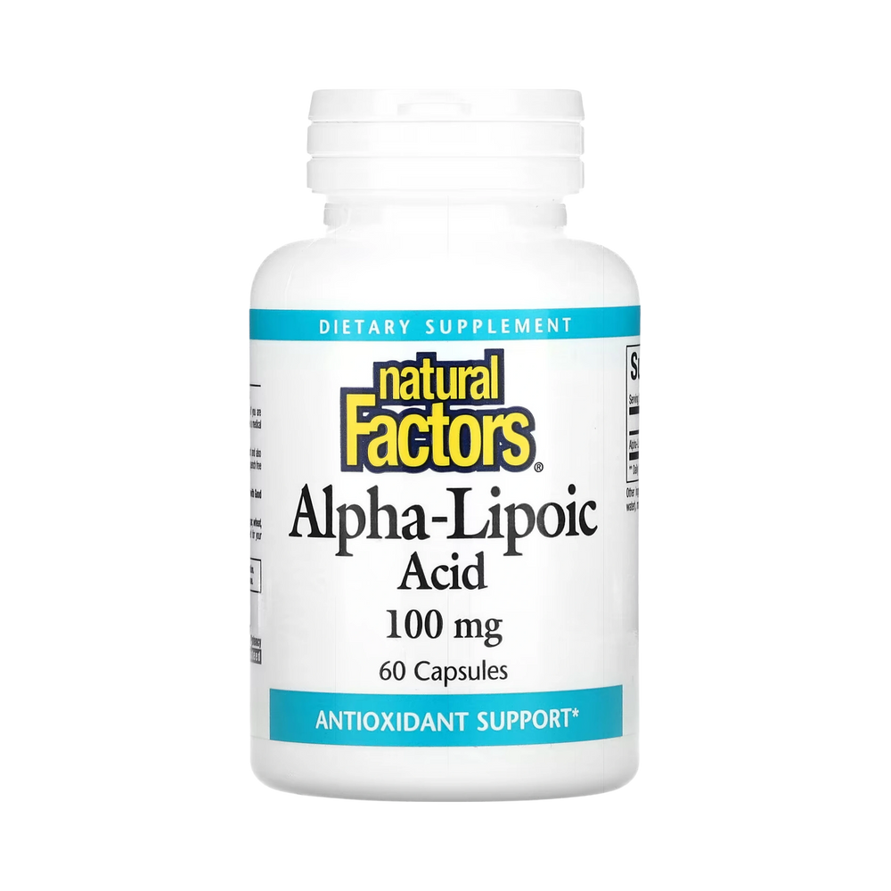 Natural Factors, Alpha-Lipoic Acid, 100 Mg, 60 Capsules