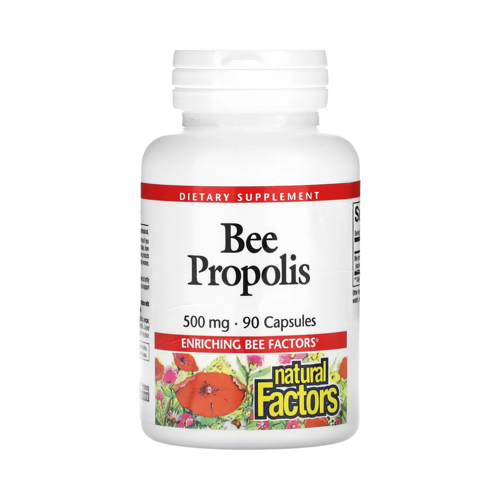 Natural Factors, Bee Propolis, 500 Mg, 90 Capsules