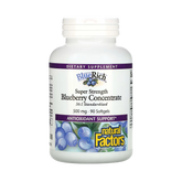 Natural Factors, BlueRich, Super Strength Blueberry Concentrate, 500 Mg, 90 Softgels