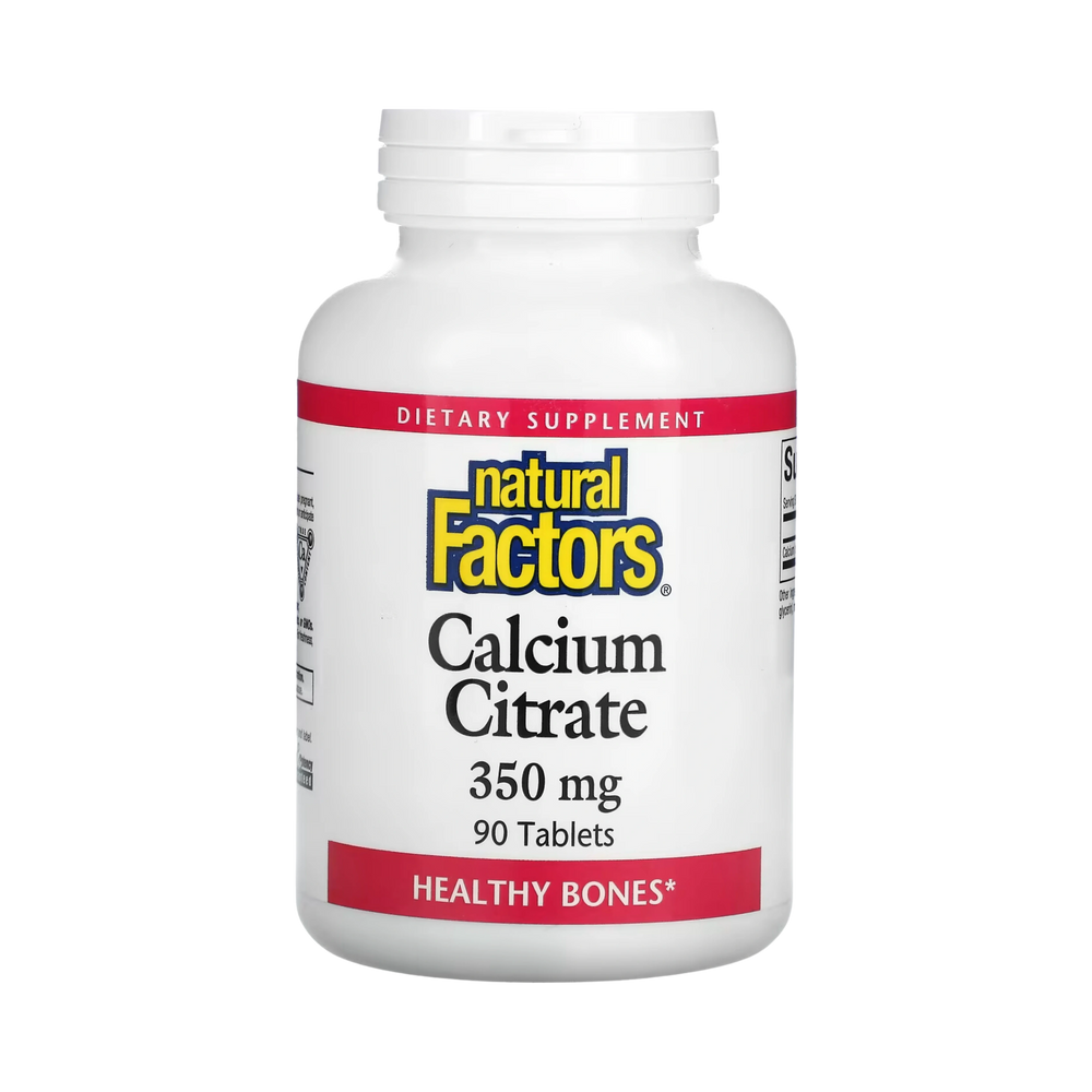 Natural Factors, Calcium Citrate, 350 Mg, 90 Tablets