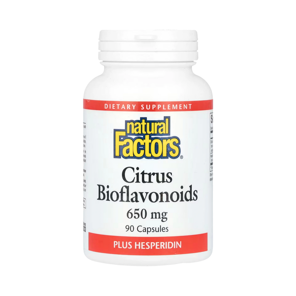 Natural Factors, Citrus Bioflavonoids Plus Hesperidin, 650 Mg, 90 Capsules