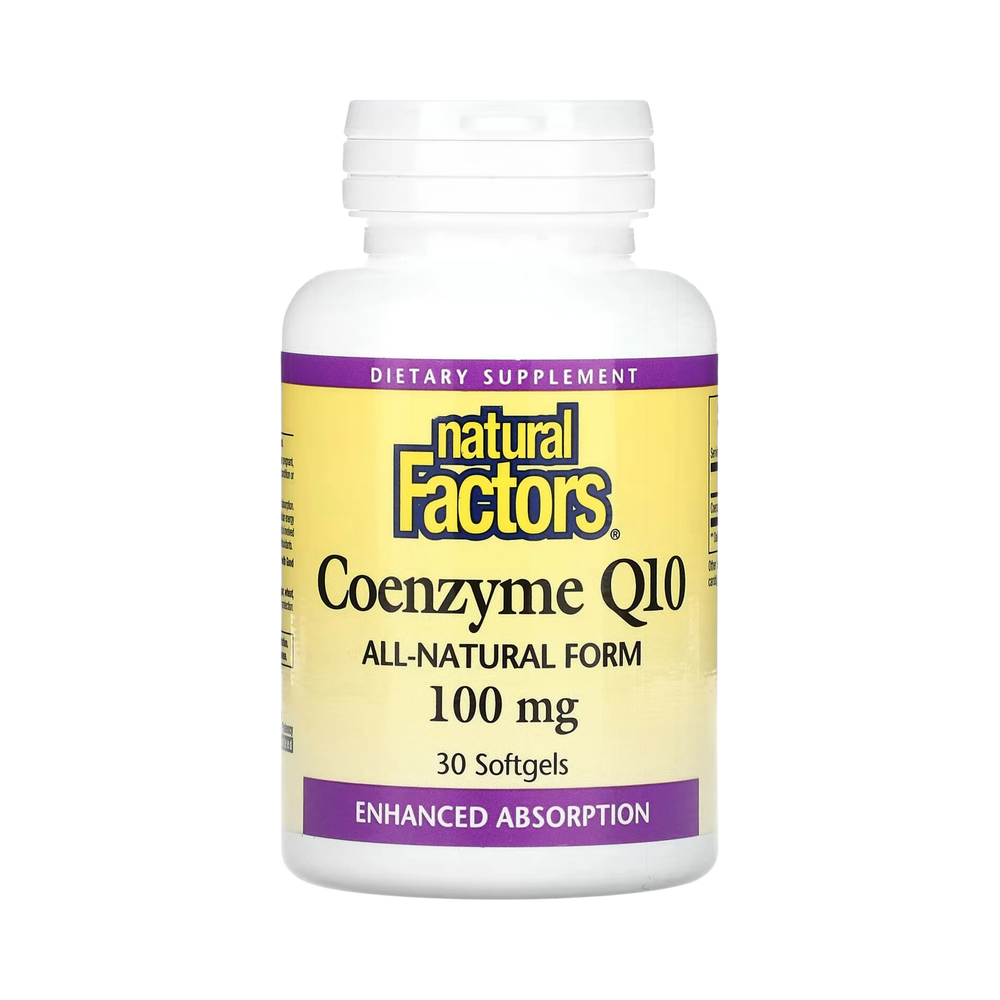 Natural Factors, Coenzyme Q10, 100 Mg, 30 Softgels