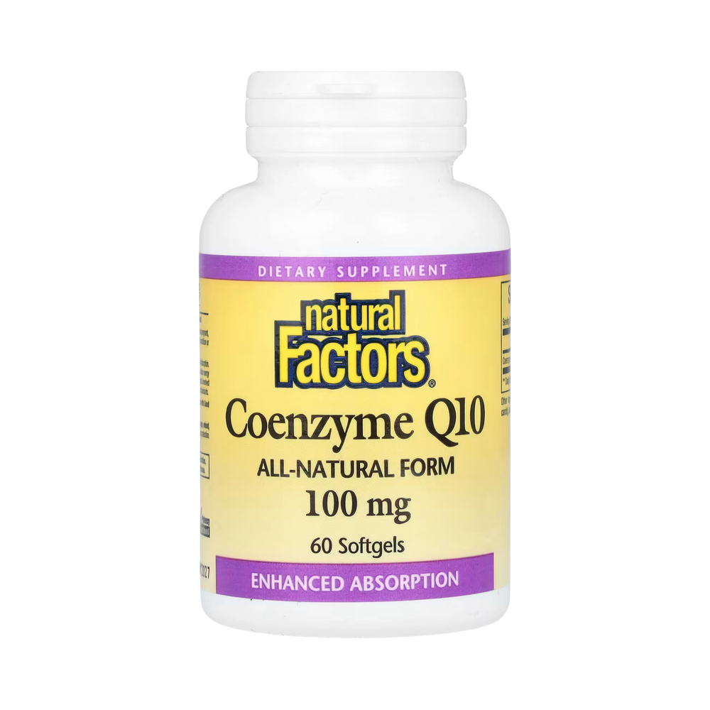 Natural Factors, Coenzyme Q10, 100 Mg, 60 Softgels