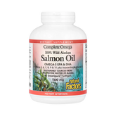Natural Factors, Complete Omega, 100% Wild Alaskan Salmon Oil, 1,300 Mg, 90 Enteripure Softgels