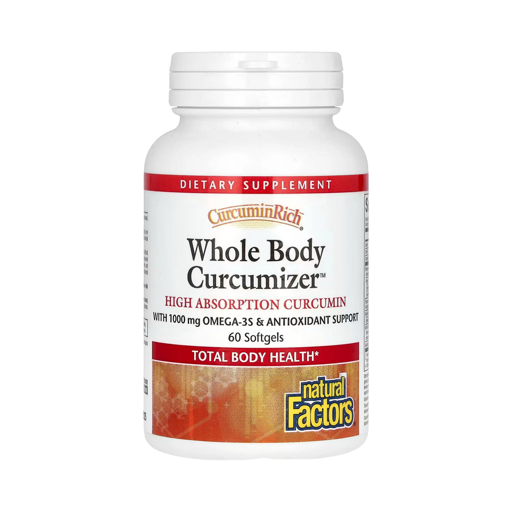 Natural Factors, CurcuminRich, Whole Body Curcumizer, 60 Softgels