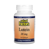 Natural Factors, Lutein, 20 Mg, 120 Softgels