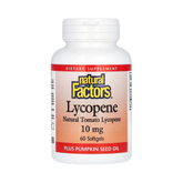 Natural Factors, Lycopene, 10 Mg, 60 Softgels