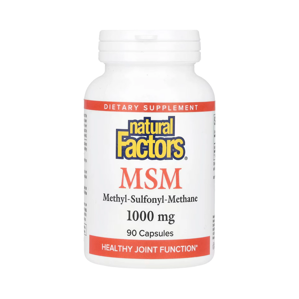 Natural Factors, MSM, 1,000 Mg, 90 Capsules