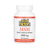 Natural Factors, MSM, 1,000 Mg, 90 Capsules