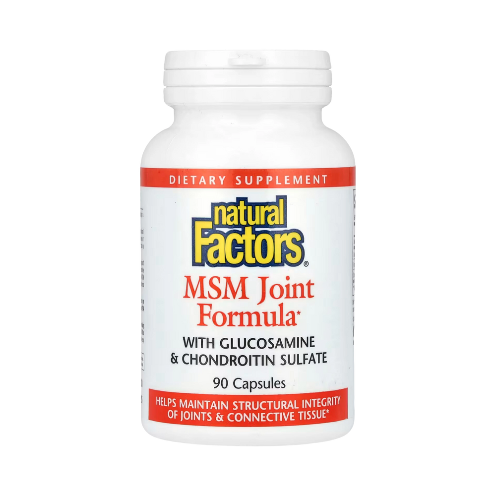 Natural Factors, MSM Joint Formula with Glucosamine & Chondroitin Sulfate, 90 Capsules
