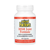 Natural Factors, MSM Joint Formula with Glucosamine & Chondroitin Sulfate, 90 Capsules