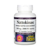 Natural Factors, Nattokinase, 100 Mg, 60 Vegetarian Capsules
