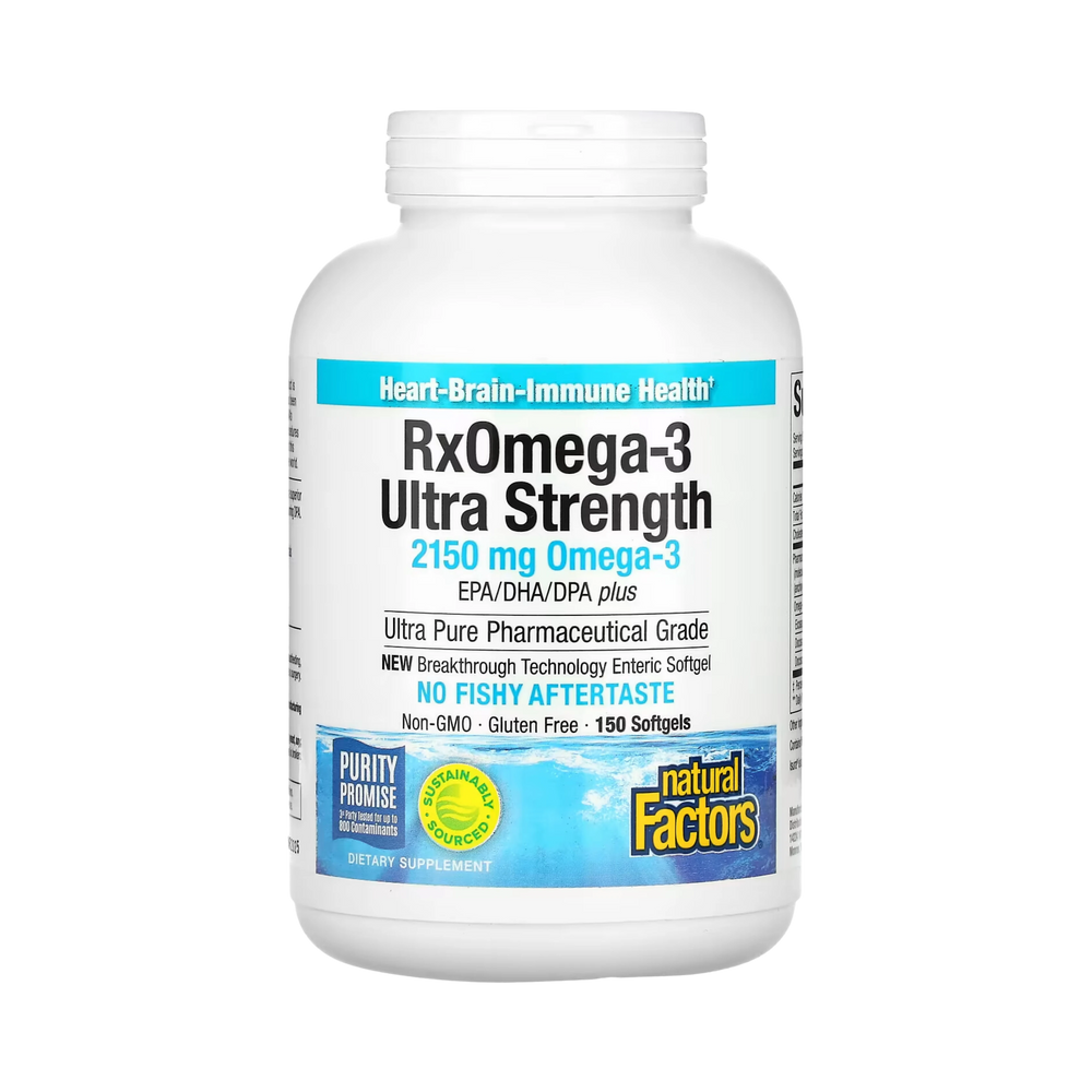 Natural Factors, RxOmega-3 Ultra Strength, 2,150 Mg, 150 Softgels