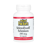 Natural Factors, SelenoExcell, Selenium, 200 Mcg, 90 Capsules
