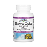 Natural Factors, Stress Relax, Pharma GABA, 100 Mg, 60 Vegetarian Capsules