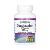 Natural Factors, Stress-Relax, Suntheanine, L-Theanine, 250 Mg, 60 Vegetarian Capsules