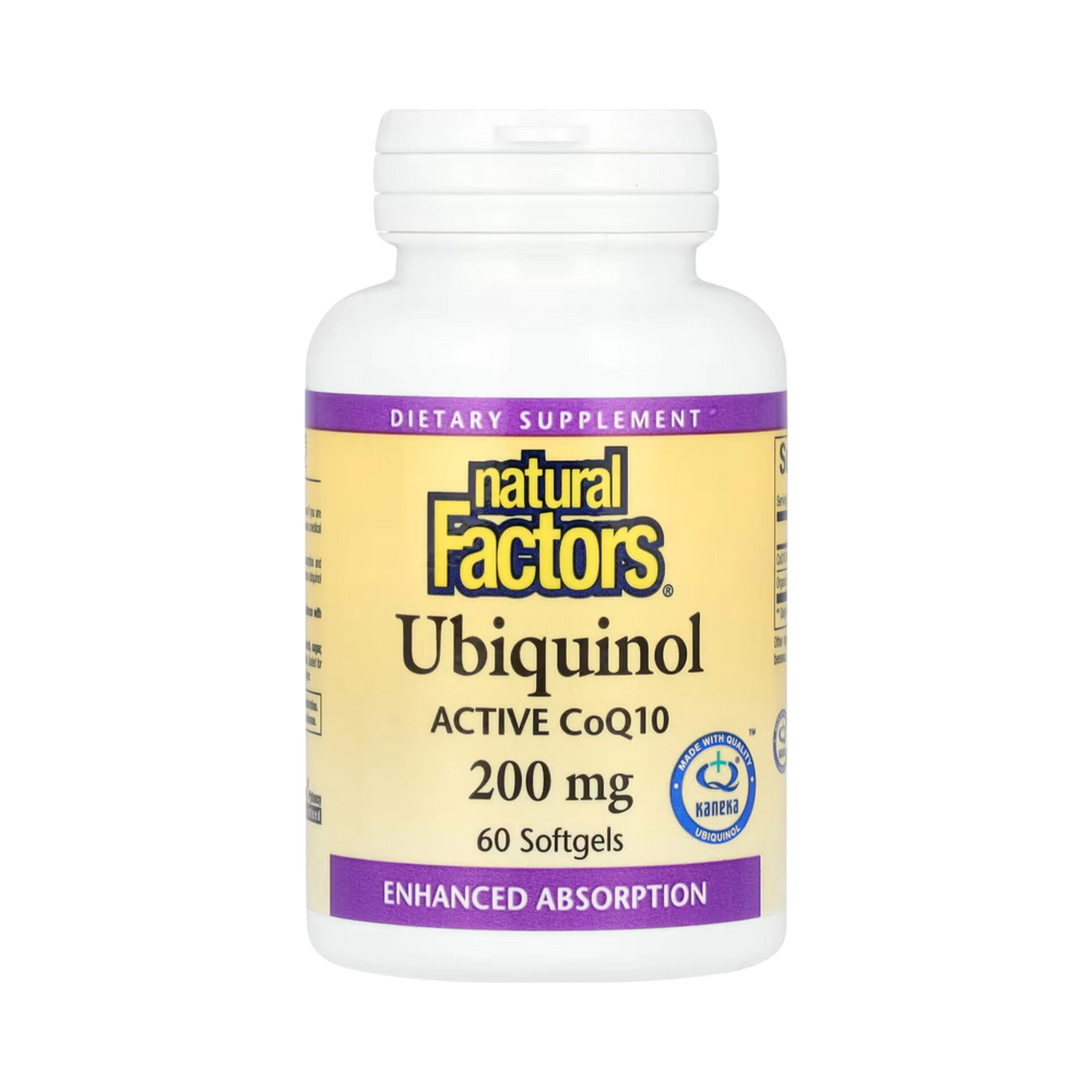 Natural Factors, Ubiquinol, 200 Mg, 60 Softgels