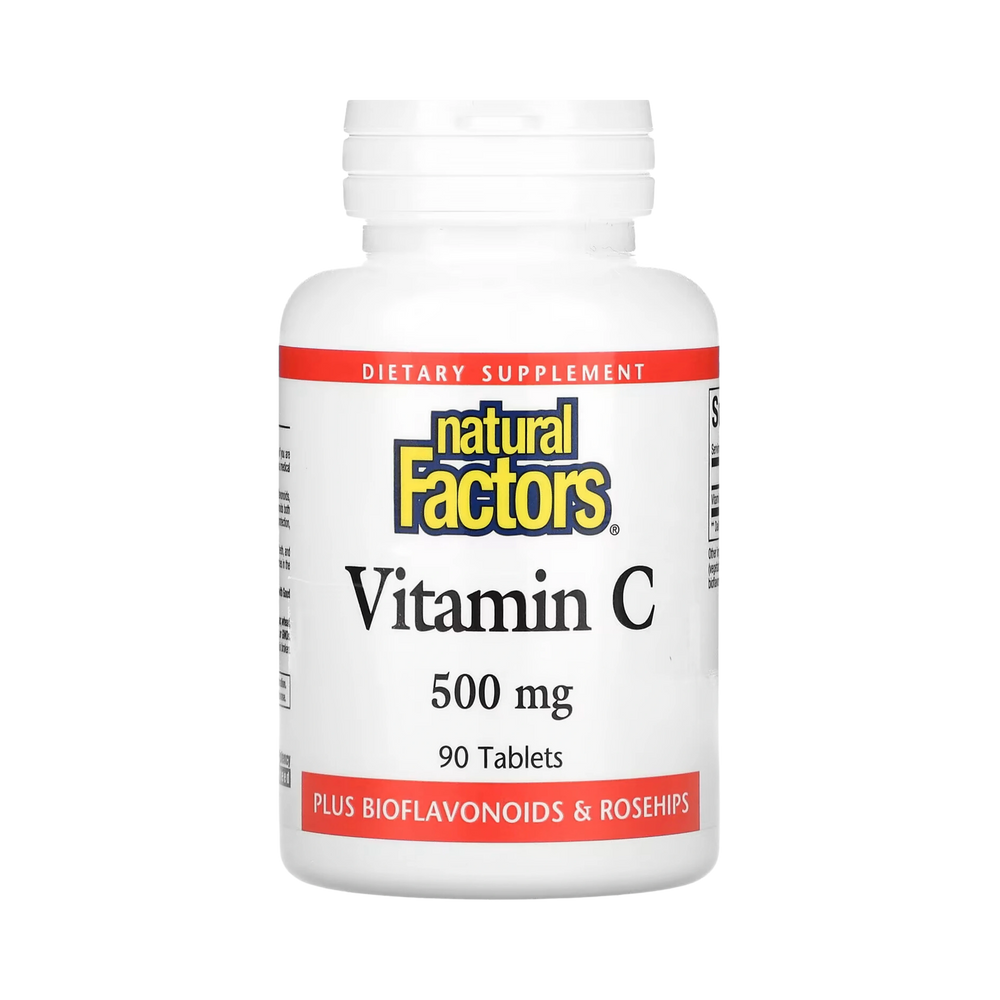 Natural Factors, Vitamin C, 500 Mg, 90 Tablets