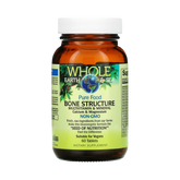 Natural Factors, Whole Earth & Sea, Bone Structure Multivitamin & Mineral, Calcium & Magnesium, 60 Tablets