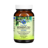Natural Factors, Whole Earth & Sea, Women's 50+ Multivitamin & Mineral, 60 Tablets