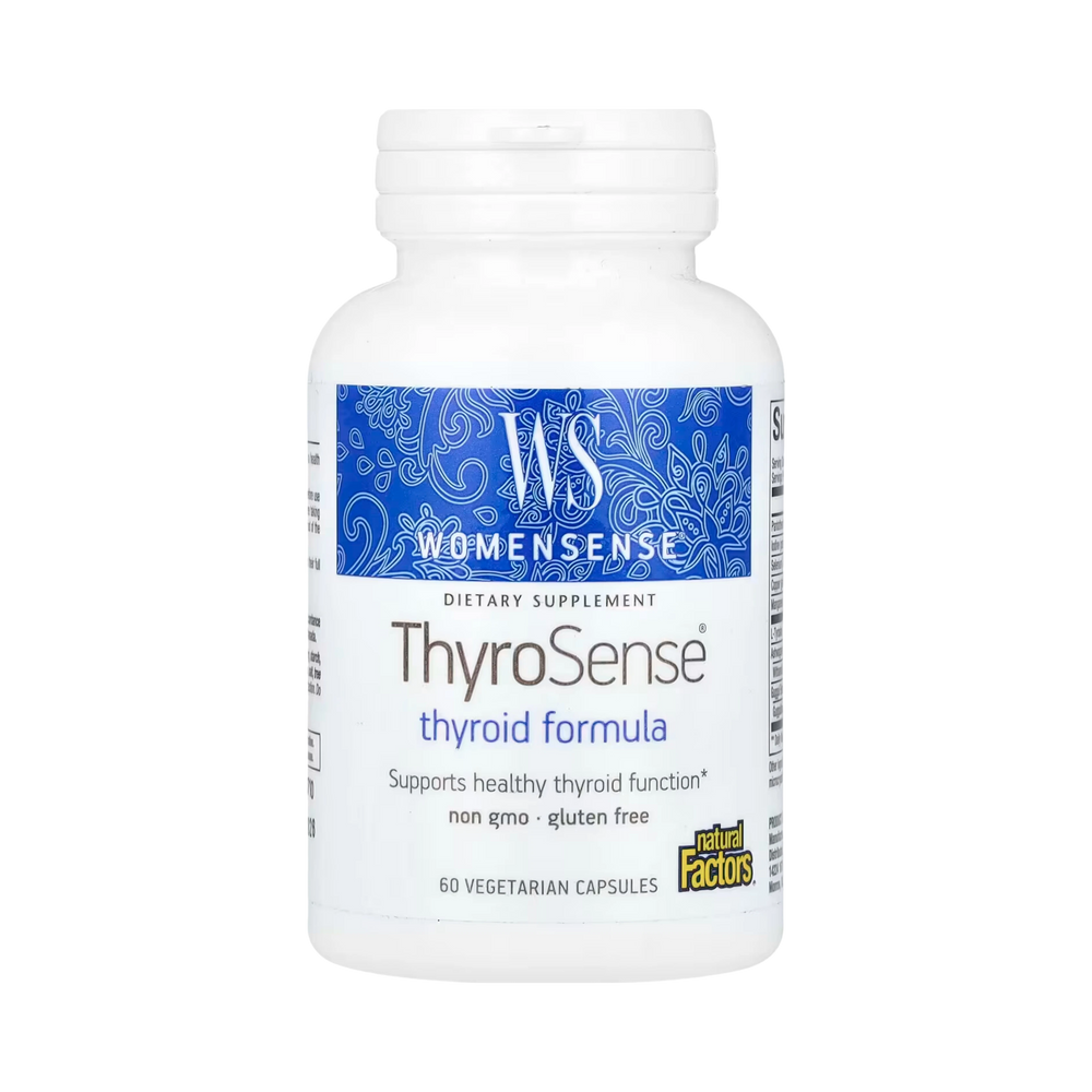 Natural Factors, WomenSense, ThyroSense, Thyroid Formula, 60 Vegetarians Capsules
