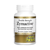 Natural Factors, Zymactive, Double Strength, 90 Enteric Coated Tablets