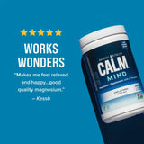 Natural Vitality, CALM Mind, Magnesium Citrate with L-Theanine Drink Mix, Unflavored, 6 oz, 170 g