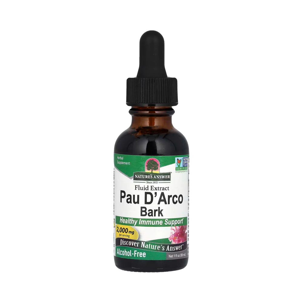 Nature’s Answer - Pau D'Arco Alcohol Free Extract, 1 Oz