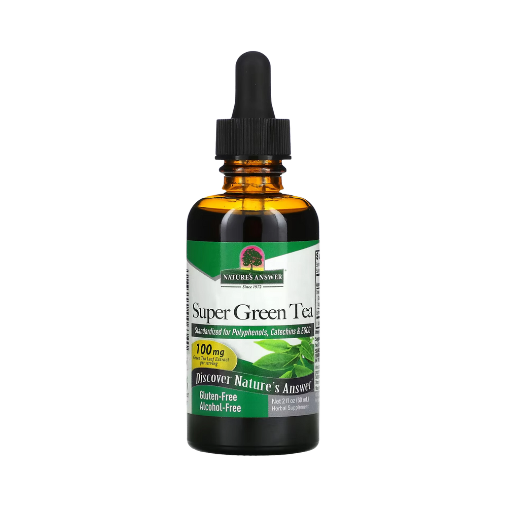 Nature’s Answer - Super Green Tea Extract, Alcohol Free, 2 Oz
