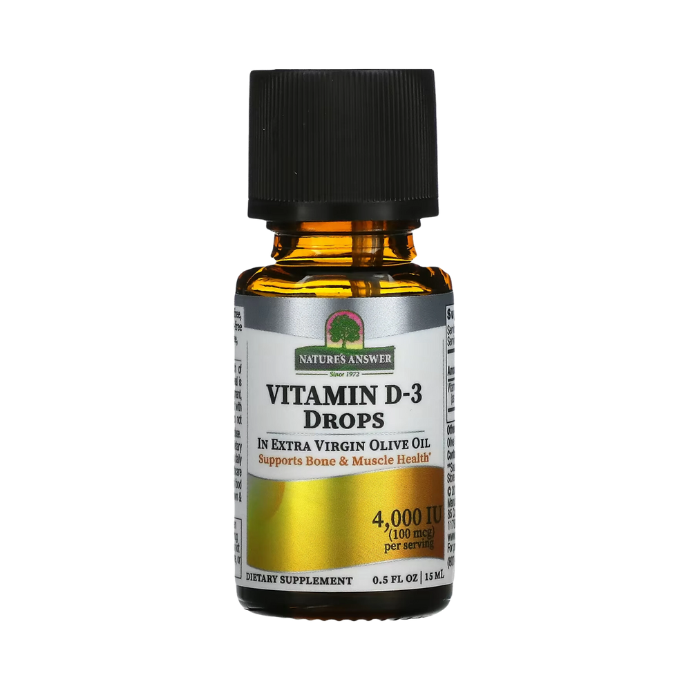Nature’s Answer - Vitamin D-3 Drops 4000 IU, 0.5 Oz
