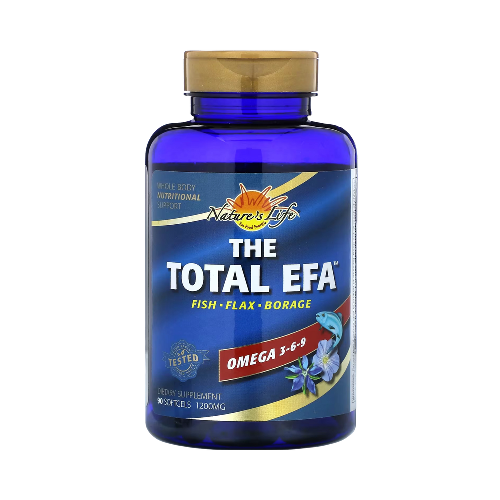 Nature's Life, The Total EFA Fish Oi, 90 Softgels