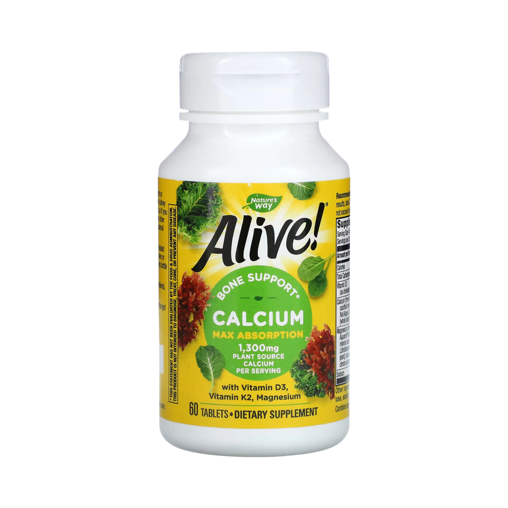 Nature's Way, Alive! Calcium Formula, 60 Tablets