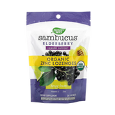 Nature's Way, Organic Sambucus Zinc Honey Lemon Flavour, 24 Lozenges